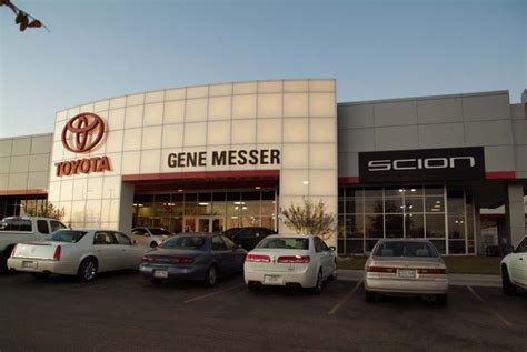 Gene messer toyota lubbock - If you have any questions about what parts you need, complete our website form and a friendly Gene Messer Toyota technician will get back to you. ... 6102 19TH St • Lubbock, TX 79407. Get Directions. Today's Hours: Open Today! Sales: 9am-7:30pm. Open Today! Service: 7am-6pm.